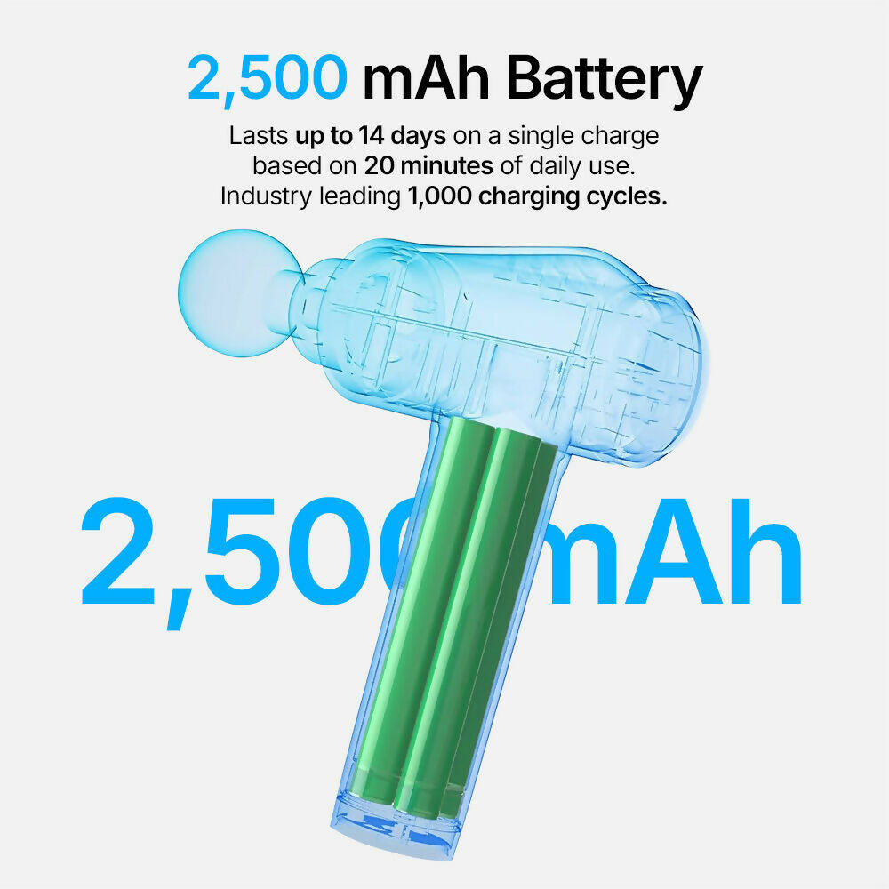 Massage Gun V1 Ultra – Deep-Tissue Technology with 3,600 Pulses/Min, 30 Adjustable Speeds & 10 Pro Attachments for Full-Body Muscle Relief