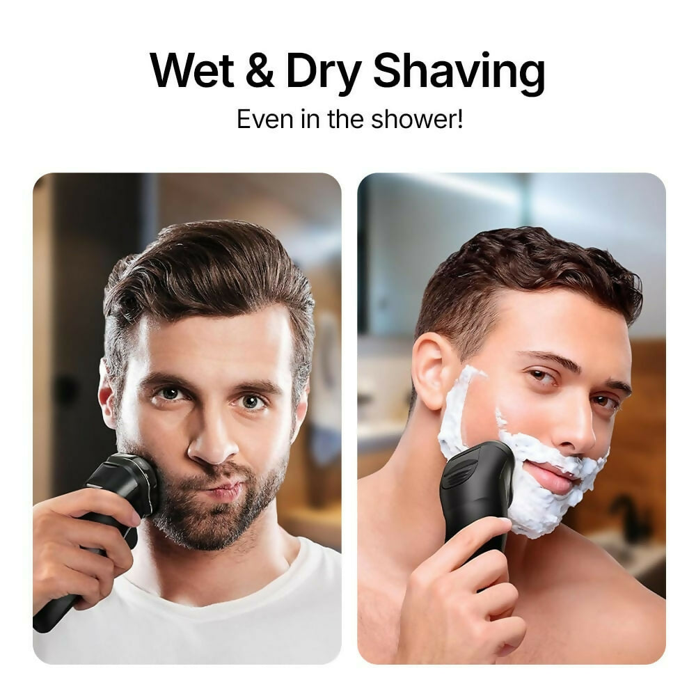 Oryzom ProCut – Precision Men’s Shaver with 4D Blades, Waterproof Wet/Dry Use, Pop-Up Trimmer, LED Display & 60-Min Battery
